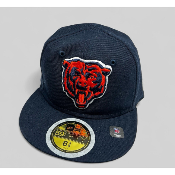 New Era Other - New Era 59FIFTY Chicago Bears NFL On-Field Fitted Hat Navy Blue Size 6 3/8 NWT